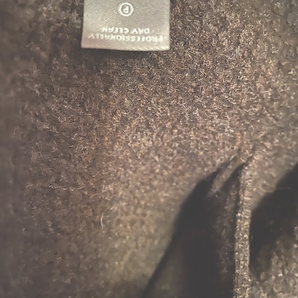 NEIMAN MARCUS Cashmere Women Brown Netted Open Front Cardigan size XL - Picture 2 of 4